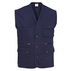 Çok Cepli Kalın Gabardin Yelek